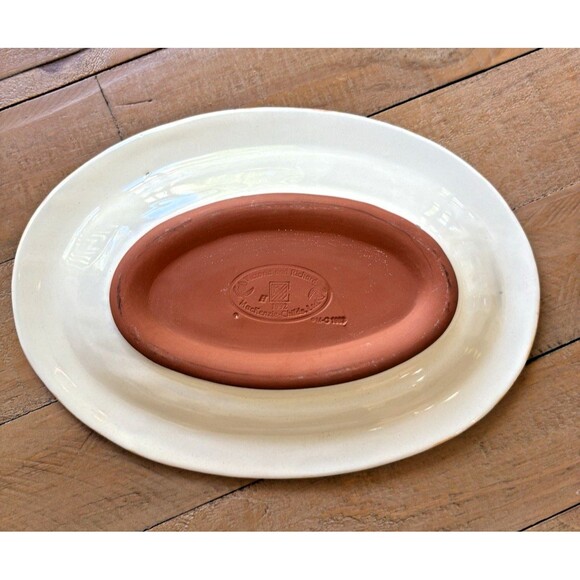 MacKenzie Childs Keukenhof 10.5'' Oval Serving Platter Hand Painted 1992 - Picture 6 of 10